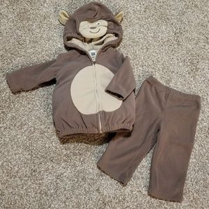 Carter's 12 month 2 piece monkey costume